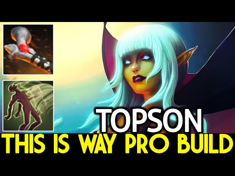 TOPSON [Death Prophet] This is Way Pro Build Siphon + Rod of Atos Dota 2