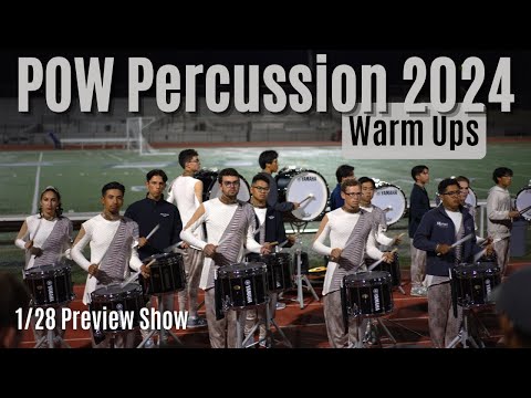 POW Percussion 2024 || Warm Ups