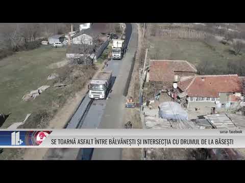 SE TOARNĂ ASFALT ÎNTRE BÂLVĂNEȘTI ȘI INTERSECȚIA CU DRUMUL DE LA BĂSEȘTI