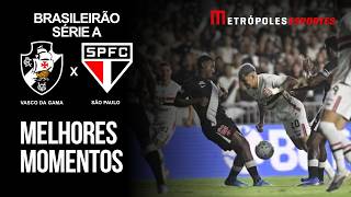 Vasco 2 x 1 São Paulo | Melhores Momentos | Brasileirão 2026