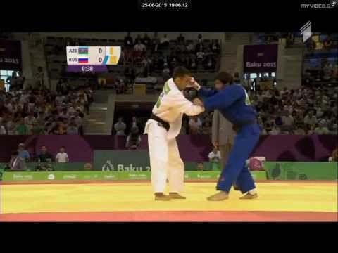 Beslan Mudranov vs Orkhan Safarov European games Baku 2015