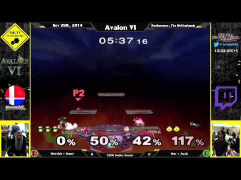 Avalon VI - mind trick + Jimmy Vs. Overtriforce + LLL.Jeapie - SSBM Doubles Winners Bracket R3