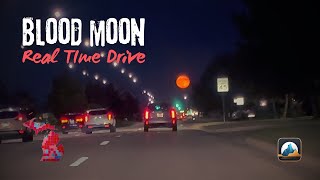 Blood Moon - Lunar Eclipse - Metro Detroit Realtime Drive - 8th of September 2025