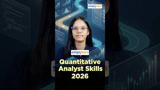 Quantitative Analyst Skills 2026 | How To Become A Quantitative Analyst | #Shorts | #Simplilearn