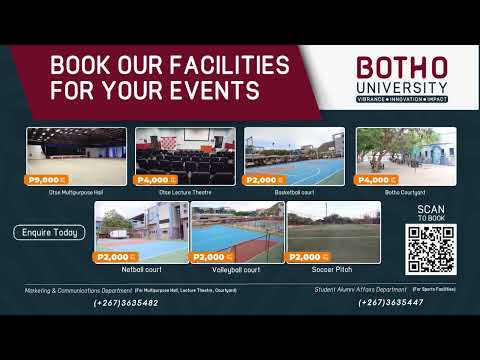 Host Your Next Event at Botho University – Book Our Facilities Today!
