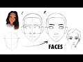 How to Draw Faces (beginner friendly)