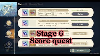 Sword of Convallaria  - Converging paths other world threat stage 6Score quest