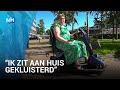 Irene kan geen boodschappen doen door lekke band scootmobiel