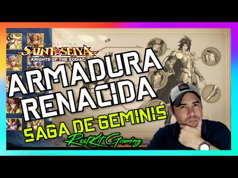 SAGA ARMADURA RENACIDA + SALA DE ENTRENAMIENTO DE SAGA Saint Seiya Awakening