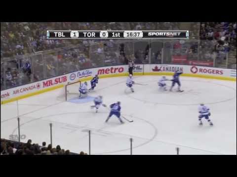 Lupul Goal - Lightning 1 vs Leafs 1 - Jan 3rd 2012 (HD)