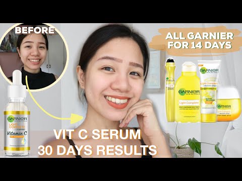 garnier vitamin c toner