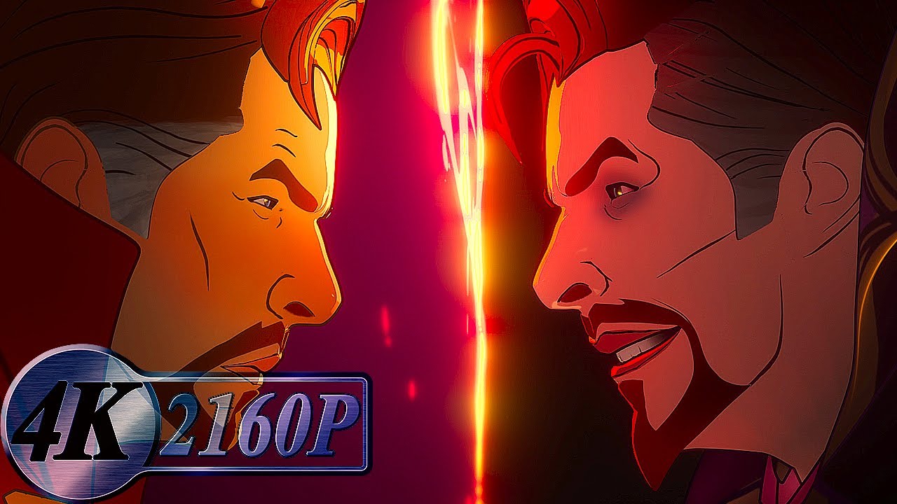 Evil Dr. Strange Becomes Supreme and Destroys His Universe Fight Scene [No BGM] | What If...?