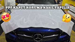 KAPUT PPF KAPLAMA NASIL YAPILIR.(SESLİ ANLATIM) #detailing