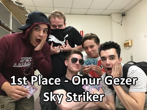 ONUR GEZER YCS CHAMPION 1ST *BEST* PLACE REGIONAL DECK PROFILE UNDEFEATED SKY STRIKER!!!