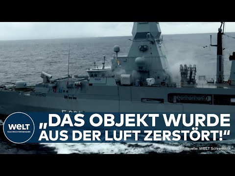 FREGATTE HESSEN: "Überwasser-Drohne geortet!" Bundeswehr wehrt erneut Angriff von Huthi-Rebellen ab!