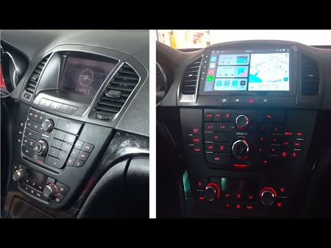 Installation Car Radio 10 inches Android Auto Car Play on Opel Insignia Sports Tourer