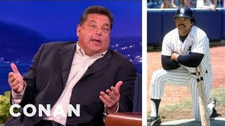 Steve Schirripa Spills The Beans On Reggie Jackson | CONAN on TBS video