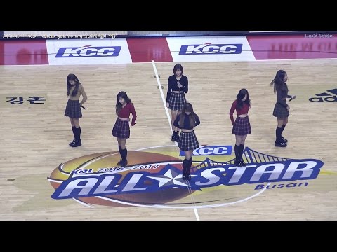 [4K]170122 에이핑크(Apink) - 별의 별 & 내가 설렐 수 있게, 2016-2017 KCC 프로농구 올스타전 축하공연 (전체캠/Fancam) By Lucidream