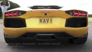 preview picture of video 'Incredible HD Lamborghini Aventador launch!'