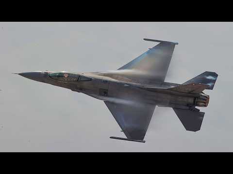 ¡Impresionante! Poderoso avión F-16 rompe barrera del sonido en Festival de la FAP