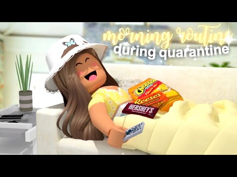 My ACTUAL Morning Routine During Quarantine! | Roblox Bloxburg Roleplay