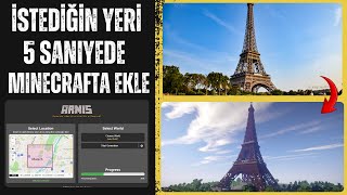 MİNECRAFT ARNİS NASIL KURULUR ? | DÜNYA HARİTASINDAN SEÇTİĞİN BÖLGEYİ 