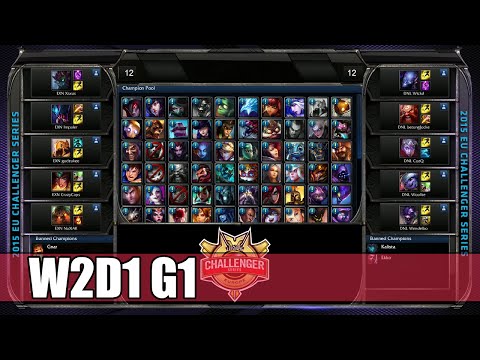 [no cast] Ex Nihilo vs Denial eSports | S5 EUCS Summer 2015 Week 2 Day 1 | EXN vs DNL W2D1 G1 EUCS