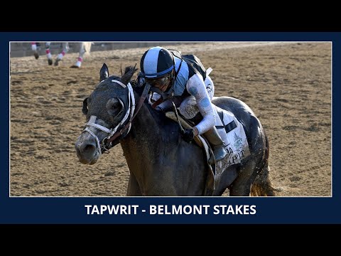 Tapwrit wins the 2017 Belmont Stakes