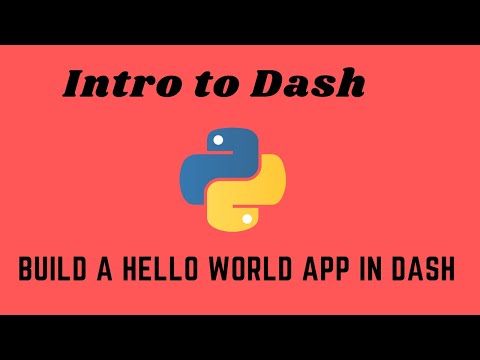 Introduction to Dash | Building Dashboards using Dash (Python)