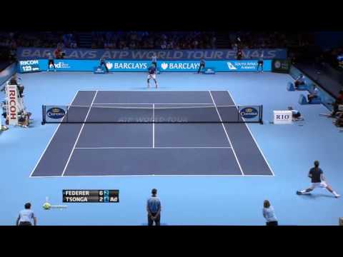2011 London Federer Tsonga HIGHLIGHTS