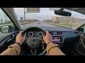 2019 Skoda Octavia 2 0 TDI 150HP AT POV Test Drive Consumption L 100km