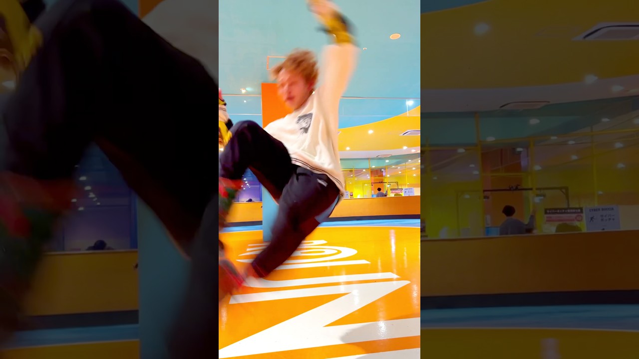 ローラースケート履いて踊ってみた#shorts