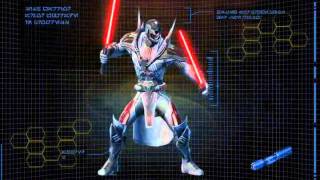 Star Wars The Old Republic - Sith Warrior Character Progression trailer
