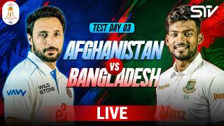 Live | Afghanistan vs Bangladesh | Day 3 | Only Test Match | Abu Dhabi | ACB | M9Q1J