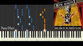 Rise Against - Blood to Bleed  (Piano Tutorial Synthesia)