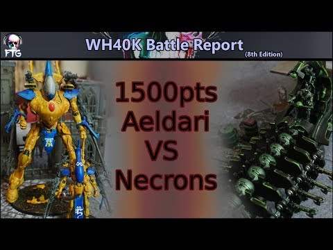 Warhammer 40k Battle Report - Aeldari VS Necrons