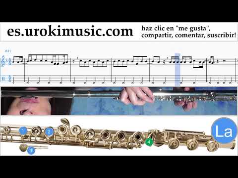 Tutorial de Flauta Carlos Vives, Sebastian Yatra - Robarte un Beso Clases Notas Parte#2 um-i927