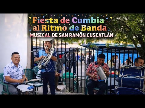 🔥 MIX DE CUMBIAS EN VIVO 🎺 | Banda Musical en San Ramón Cuscatlán 💃🕺#video #viralvideo #music #viral
