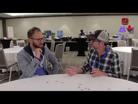 talking with Damian Synadinos at @agiletestingdaysusa1244