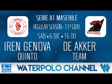 A1M 25/26 - 11ª Giornata: Iren Genova Quinto - De Akker Team