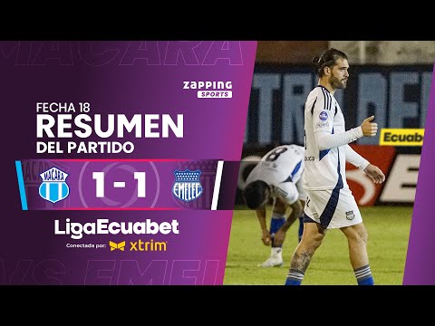 Macará 1 - 1 CS Emelec / Fecha 18 / Liga Ecuabet conectada por Xtrim