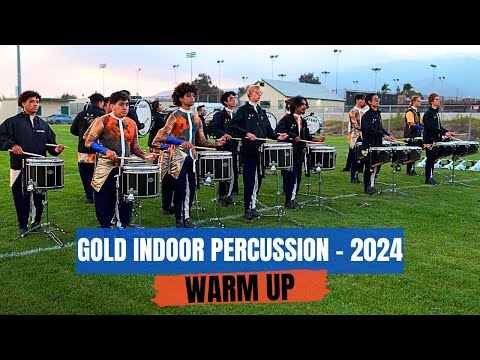 Gold Indoor Percussion 2024 - Warm Up