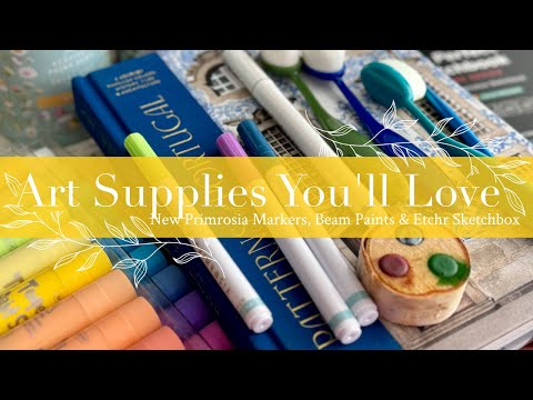 Art Supplies You'll Love: New Primrosia Markers, Beam Paints & Etchr Sketchbox