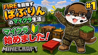 🎮マイクラ始めました！全ロスからスタート🤣【#1】