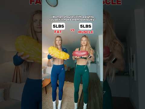 What 5lbs of FAT VS MUSCLE looks like
