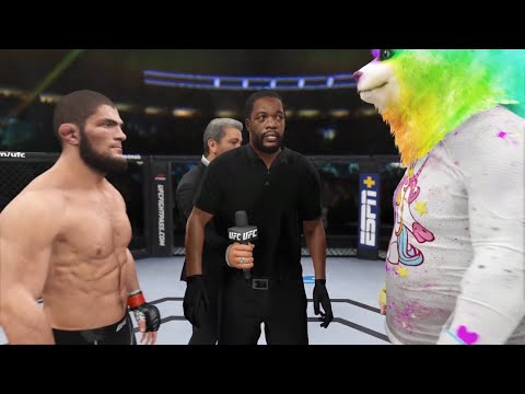 Khabib vs. Dream Bear - EA Sports UFC 4 - Champion Fight