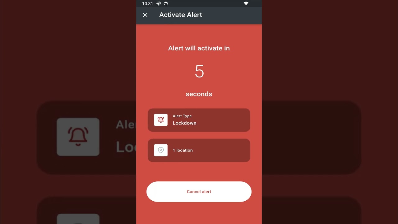 Activate an Alert on Mobile | CENTEGIX