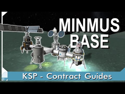 Build a New Surface Outpost on Minmus | KSP Contract Tutorials