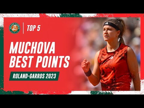Karolina Muchova's Top 5 Points | Roland-Garros 2023