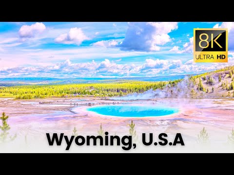 Wyoming, U.S.A in 8K UHD Video  | Explore Beautiful  Landscapes  in Wyoming, U.S.A in 8K Video